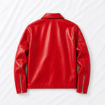 Red Leather Jacket for Unisex | Premium Faux Leather Biker Edition | Northly