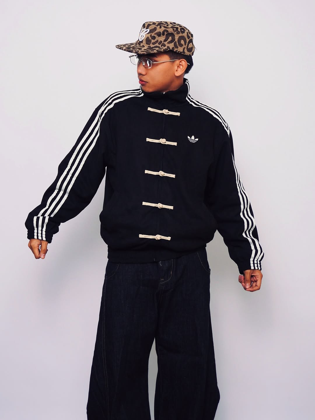 Black CNY Jacket | Traditional Knot Design Chinese New Year Streetwear | Northly