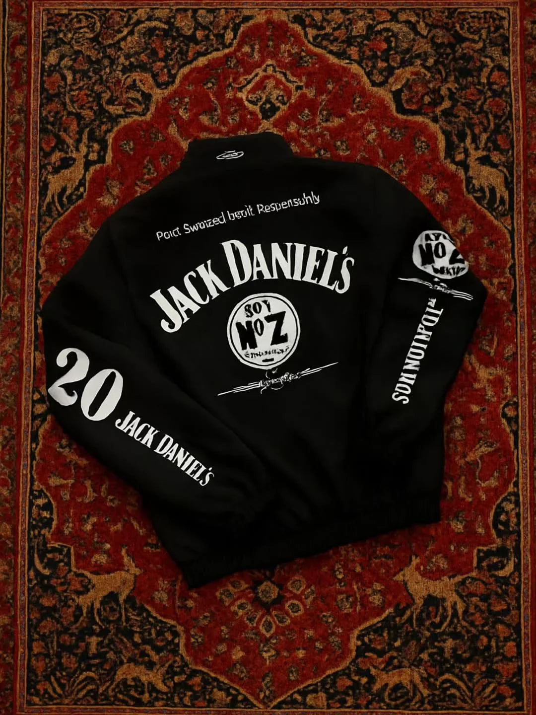 Jack Daniel Parachute Jacket Windbreaker for Unisex | Northly