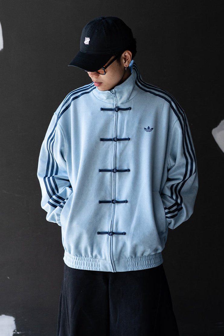 Northly Men's Sky Blue CNY Jacket – Chinese New Year Tang Style Mandarin Collar Knot Button Jacket India