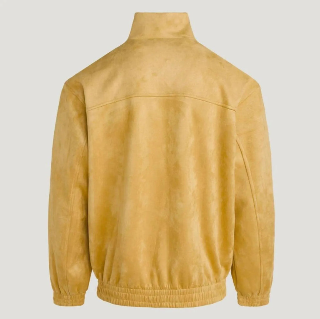 back Northly Women's CNY Inspired Oversized Mustard Jacket 