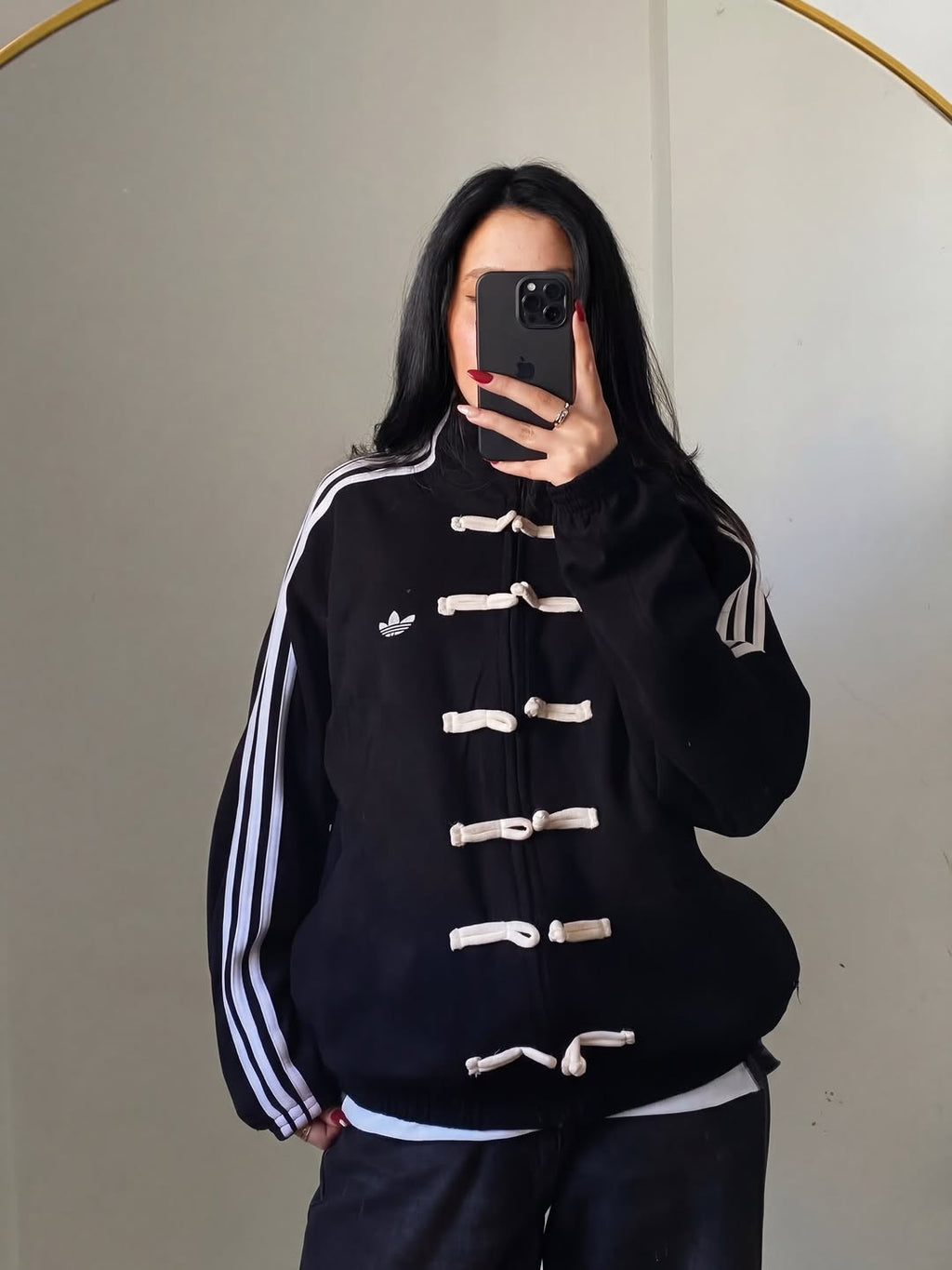 Northly Women's Black CNY Jacket – Boldest Chinese New Year Tang Knot Jacket Women India