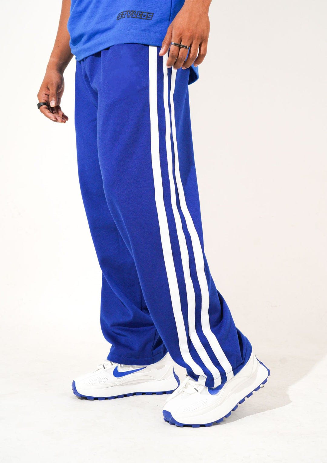 Men Royal Blue Track Pants – Athletic Streetwear Comfort Fit | Northly