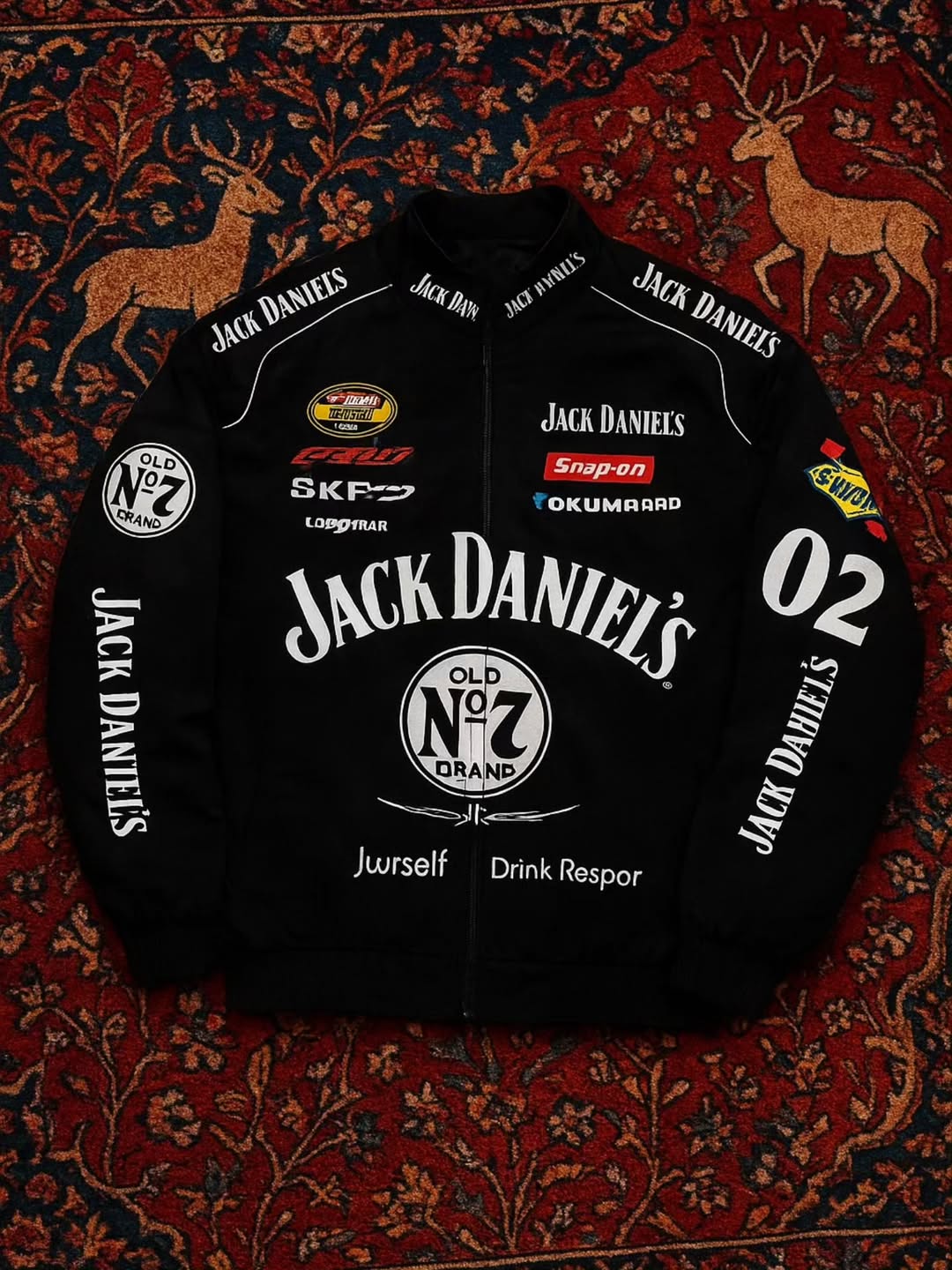 Jack Daniel Parachute Jacket Windbreaker for Unisex | Northly
