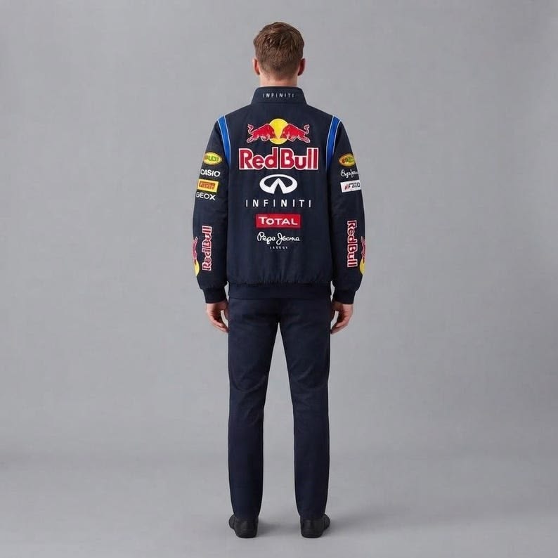 Redbull Racing Jacket For Men – Motorsport Style Bomber Jacket  | Northly