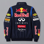 Northly redbull racing jacket for men - streetwear bomber jacket- back view