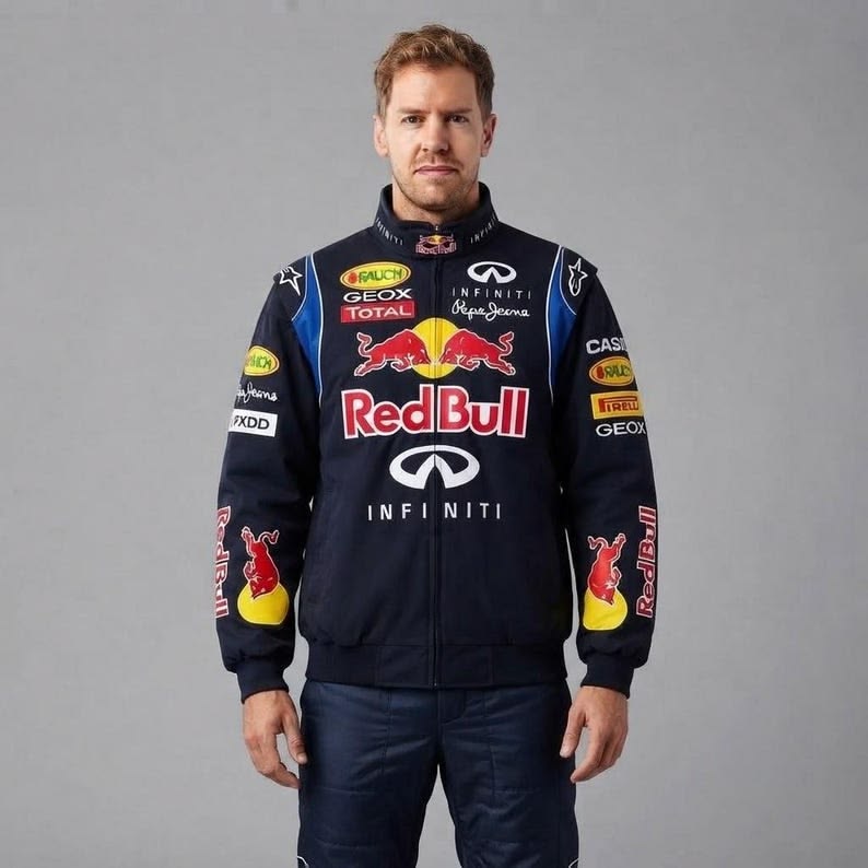 Redbull Racing Jacket For Men – Motorsport Style Bomber Jacket  | Northly