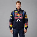 Northly redbull racing jacket for men - navya blue bomber jacket front view
