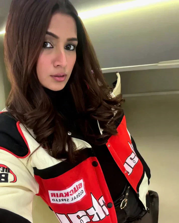 Red Blackair Racing Jacket – Vintage Y2K Motorsport Streetwear | Northly