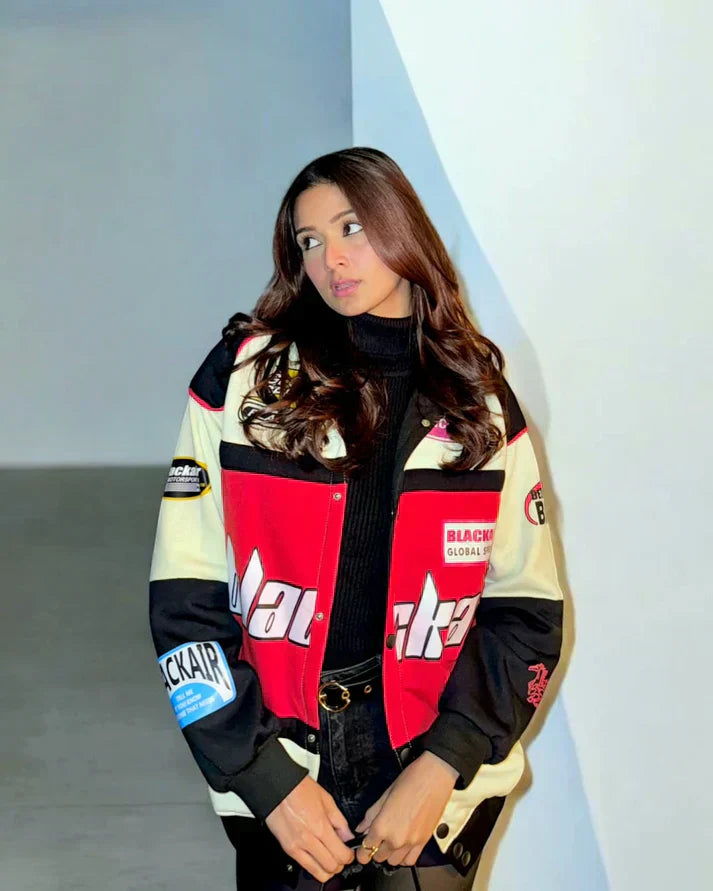 Red Blackair Racing Jacket – Vintage Y2K Motorsport Streetwear | Northly